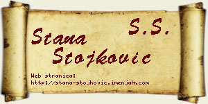 Stana Stojković vizit kartica
